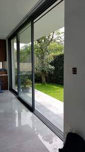 <span class=keywords><strong>Puerta</strong></span> corredera <span class=keywords><strong>de</strong></span> aluminio Marco resistente a <span class=keywords><strong>la</strong></span> humedad Vidrio templado Fácil <span class=keywords><strong>de</strong></span> deslizar para patios Terrazas - Product Image 5