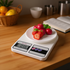 Balance de cuisine numérique avec précision de 0,01 g pour un usage domestique, modèle SF-400, comprend des piles, construction en plastique, anglais Di - Product Image 2