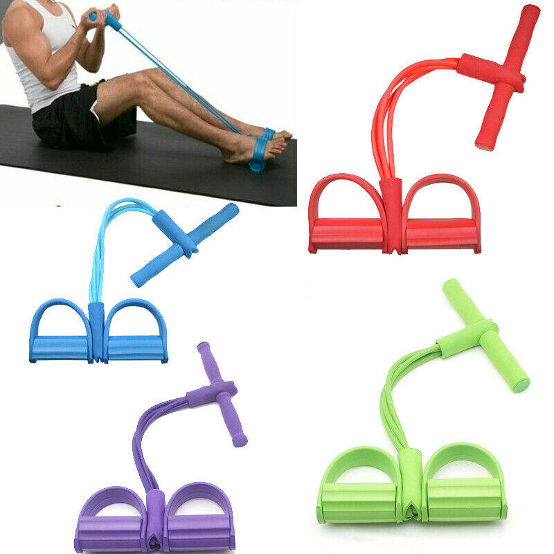 K154 Fitness Gum Tube Resistance Bands Latex Pedal Exerciser Sit-up Pull  Rope Expander Elastic Bands Yoga Equipment Pilates