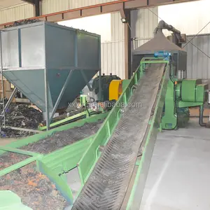 10-20ton Pneu de borracha em pó linha de produção/máquina do triturador de reciclagem de Resíduos de pneus