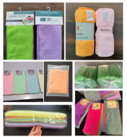 Nouvelle conception, vente chaude, serviette en microfibre ultra-fine 40x60, détails automobiles, chiffon de nettoyage en microfibre ultra-fine