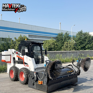 Minicargadora Havtek China, Minicargadora de Ruedas, Accionada por Gasolina, PLC, Dirección Hidráulica Flexible, Minicargadora - Product Image 6