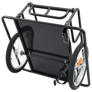 Thực hiện trong chianbicycle Trailer hàng hóa tàu sân bay ngoài trời xe đẩy xe đạp Trailer