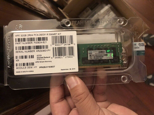 32GB <b>DDR4</b>-2933 RAM 32GB <b>DDR4</b>-2933 RAM HPE Registered Smart <b>Memory</b> Kit 32GB Dual Rank X4 <b>DDR4</b>-2933 CAS-21-21-21 for Gen9 Gen10 G - Product Image 4