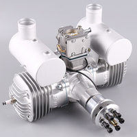 Moteur à essence 170CC pour accessoires de drones et modèles réduits d'avions, bicylindre, deux temps, refroidissement par air, démarrage manuel