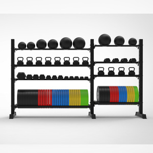 HALA-STORAGE SYSTEM4 + 6 כושר ציוד קיר כדור מתלה/Kettlebell מתלה כושר מתלה משקולת - Product Image 4
