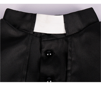 Bata de sotana para hombre, coro, Ministro, clero, púlpito, Túnica de Iglesia litúrgica, cuatro colores