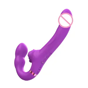 magnetic charging patting adult sex products Women's double shock private part massage vibrator