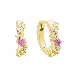 Gemnel fashion classic new arrival designer earring with rainbow stone earrings