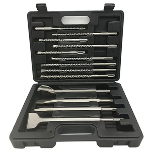 Juego de 17 brocas de acero de alta velocidad SDS Plus con punta de diamante M35 para perforación de mampostería, kit de brocas para taladro eléctrico - Product Image 2