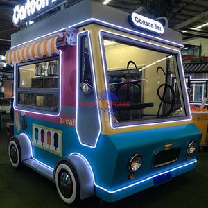 Camion de nourriture électrique à trois roues, kiosque mobile de crème glacée, voiture de restauration de loisirs en plein air à vendre - Product Image 3
