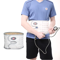 Alphay Ceinture de traction lombaire réglable Soins de santé Ceinture vertébrale Corset de taille Attelle de dos Soulagement de la douleur Dispositif de physiothérapie PU