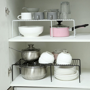 Telescopic Cabinet Storage <b>Rack</b> For Kitchen With Adjustable Shelf And Retractable Design For Organizing <b>Dishes</b> And Cookware - Product Image 3