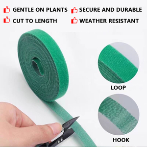 Bán Sỉ Màu Xanh Lá Cây Vườn Quan Hệ Băng Nhà Máy <span class=keywords><strong>Twist</strong></span> Quan Hệ Cho Các Nhà Máy Hỗ Trợ Làm Vườn Nhà Văn Phòng Leo Núi Cây - Product Image 3