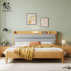 เตียงหนังดีไซน์ใหม่ล่าสุด ขนาด 1.8 ม. รุ่นคิงไซส์ ผลิตจากไม้  รับผลิตตามแบบ  โลโก้สั่งทำได้  ราคาโรงงานดีที่สุด  มีสินค้าพร้อมส่งจำนวนมาก เป็นมิตรต่อสิ่งแวดล้อม  เฟอร์นิเจอร์ห้องนอน - Product Image 1