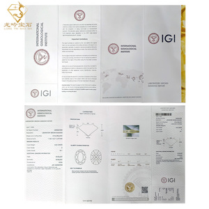 ラボ成長ダイヤモンドIGI証明書D VVS 3EX優れたカット1.5CT楕円形CVDダイヤモンド婚約結婚指輪用 - Product Image 4