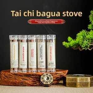 Brûleur d'encens décoratif Taiji Bagua en alliage de zinc électroplaqué, fournitures religieuses, <span class=keywords><strong>support</strong></span> de spirale d'encens d'intérieur, petit porte-encens porte-bonheur - Product Image 3