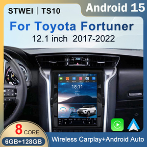 STWEI Android 15 pour Toyota Fortuner 2016-2021 pour écran Tesla, autoradio multimédia, lecteur GPS, navigation, stéréo, autoradio, CarPlay, BT - Product Image 2