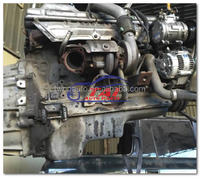 Mesin Diesel Turbo LANDCRUISER 1HDFT 4.2L Bekas Bahan Baja untuk Penggantian Land Cruiser