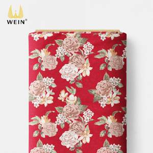 Tela de Algodón Tana Lawn Estilo Liberty Serie Roja Clásica C180 con Estampados Florales Artísticos, Suave y Agradable al Tacto, Ideal para Ropa de Mujer - Product Image 4