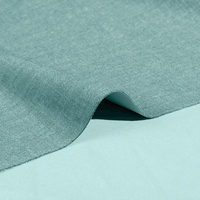 Tissu occultant en faux lin 100% polyester ignifuge résistant aux flammes inhérent pour textile à la maison