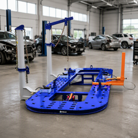 CE ISO Obec Banc de redressage de carrosserie automobile, Tour de traction hydraulique 10 tonnes, Redresseur de châssis 360° pour carrosserie métallique et aluminium