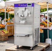 Congélateur à glace pratique pour la production de glaces artisanales en restaurant