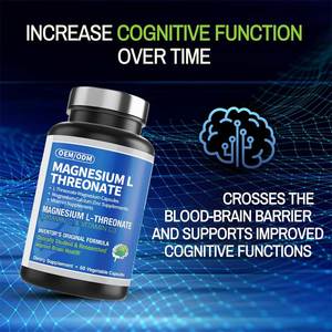 Proveedor Mejora la memoria cerebral Magnesio Calcio Suplementos de zinc Suplementos vitamínicos L Threonate Cápsulas de magnesio - Product Image 5