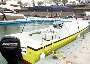Barca da Pesca 5,8m / 20ft con Tendalino per Carico Merci, Motore Fuoribordo 60HP, Console, Serbatoio Autopulente, Attrezzatura per Ossigeno, Navigazione - Product Image 5