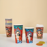 Gobelets en papier blancs jetables écologiques de qualité alimentaire à paroi simple 3oz/4oz/5oz pour échantillons de sauces, dégustation d'espresso, biodégradables