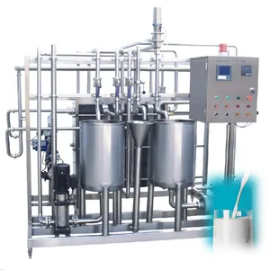 Pasteurizador de leite usado linha de produção de leite equipamento de pasteurização de placas esterilizador UHT de laticínios pasteurização de iogurte