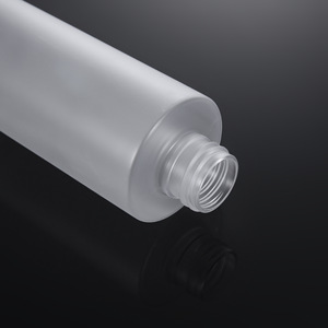 Cosmetic Bottle <b>Flat</b> Shoulder 24mm 120.5mm Frost Surface <b>Screw</b> Cap Packaging For Daily Chemical Products - Product Image 3