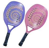 Raquete beach tennis racchetta da Tennis professionale Full Carbon Beach Paddle Soft EVA Face Tennis Raqueta