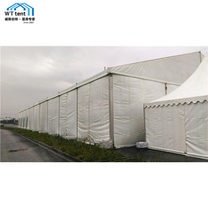 Tente de réception extérieure transparente 12x24m pour 100 personnes, idéale pour événements, mariages, fêtes, avec structure noire - Product Image 6