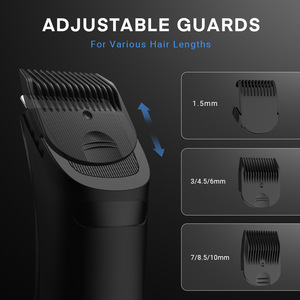 Recortadora eléctrica de vello corporal con luz, resistente al agua IPX5, afeitadora recargable por USB para hombres y mujeres HT-5309 - Product Image 4