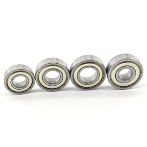 ลูกปืนเม็ดกลมร่องลึกความเร็วสูง ผลิตจากเหล็กโครเมียม 606 607 608 609 โครงเหล็ก ความแม่นยำ P0/C2 แบบปิดผนึก สำหรับล้อประตูบานเลื่อนและหน้าต่าง - Product Image 1