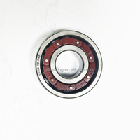 Bantalan Bola Alur Dalam Kecepatan Tinggi 6206TB dengan Sangkar Resin Fenolik Bakelite untuk Motor RPM Tinggi Mesin Tekstil