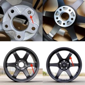 ล้อฟอร์จ Volk Racing TE37 SL Sport สีดำด้านแบบกดขึ้นรูป 5x114.3 5x100 5x112 5x120 สำหรับ BMW M340i Supra F80 F82 M3 M4 - Product Image 4