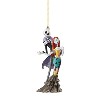 Addobbi di Halloween Ciondolo Nightmare <span class=keywords><strong>Before</strong></span> <span class=keywords><strong>Christmas</strong></span> Personaggio Cartone Animato Jack e Sally in Acrilico Ornamenti da Appendere per Albero di Natale - Product Image 3