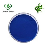 Pigment organique naturel de qualité alimentaire certifié biologique UE et USDA, extrait pur de spiruline bleue E3 E18 E25 E40, poudre de phycocyanine