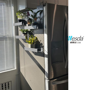 Organizador de almacenamiento de baño para el hogar WESDA, 2 piezas, cocina, Metal negro, nevera móvil, estantes magnéticos para especias para refrigerador - Product Image 5