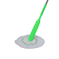 Vadrouille de nettoyage mains libres en une étape à essorage automatique Vadrouille à chenille rotative à motif rectangulaire paresseux extensible pour un usage domestique