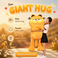 En gros, Peluche Panda Géante 36 pouces, Blanc Rose, Douce et Moelleuse, Brodée, Animal à câliner en bambou, Rembourrage en coton PP, Anti-stress, Mariage