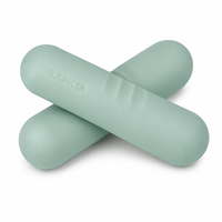Haltères en silicone couleur personnalisée 2 kg – Ensemble antidérapant pour yoga et Pilates – Poids d'entraînement – Vente en gros – Fabricant en vrac