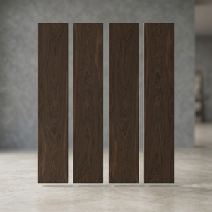 Azulejos de Porcelana con Acabado de Madera Marrón Oscuro Alpine Choco de 200*1200 mm con Superficie Mate - Product Image 1