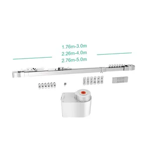Kit tirai pintar dengan Motor tirai, tirai bermotor Tuya untuk layanan rumah OEM
