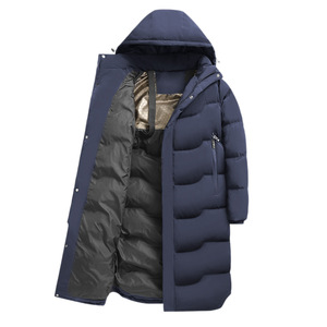 Veste mi-longue unisexe grande taille pour l'hiver, imperméable, 90% duvet de canard, épaisse, à capuche, style sport, pour parents et enfants - Product Image 5