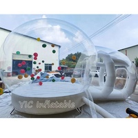 Dôme à bulles gonflable portable commercial de 10 pieds pour événements en plein air, certifié CE