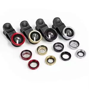 Lente <span class=keywords><strong>de</strong></span> teléfono <span class=keywords><strong>Ojo</strong></span> <span class=keywords><strong>de</strong></span> <span class=keywords><strong>pez</strong></span>, Macro, gran angular 3 en 1 Lente <span class=keywords><strong>de</strong></span> teléfono móvil con clip universal para todos los teléfonos inteligentes - Product Image 3