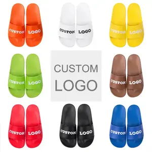 Customized Slides Printed Boy Slider Sandal Unisex Women Custom Shoes With Logo Branding Slippers Men Plain Blank Slide